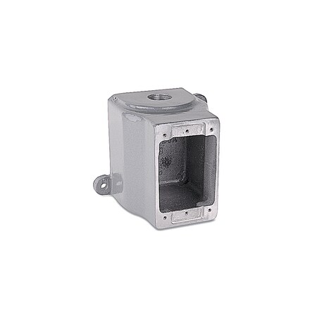 Abb Cast Electrical Device Box, 1-Gang, Material: Brass 3731-RS